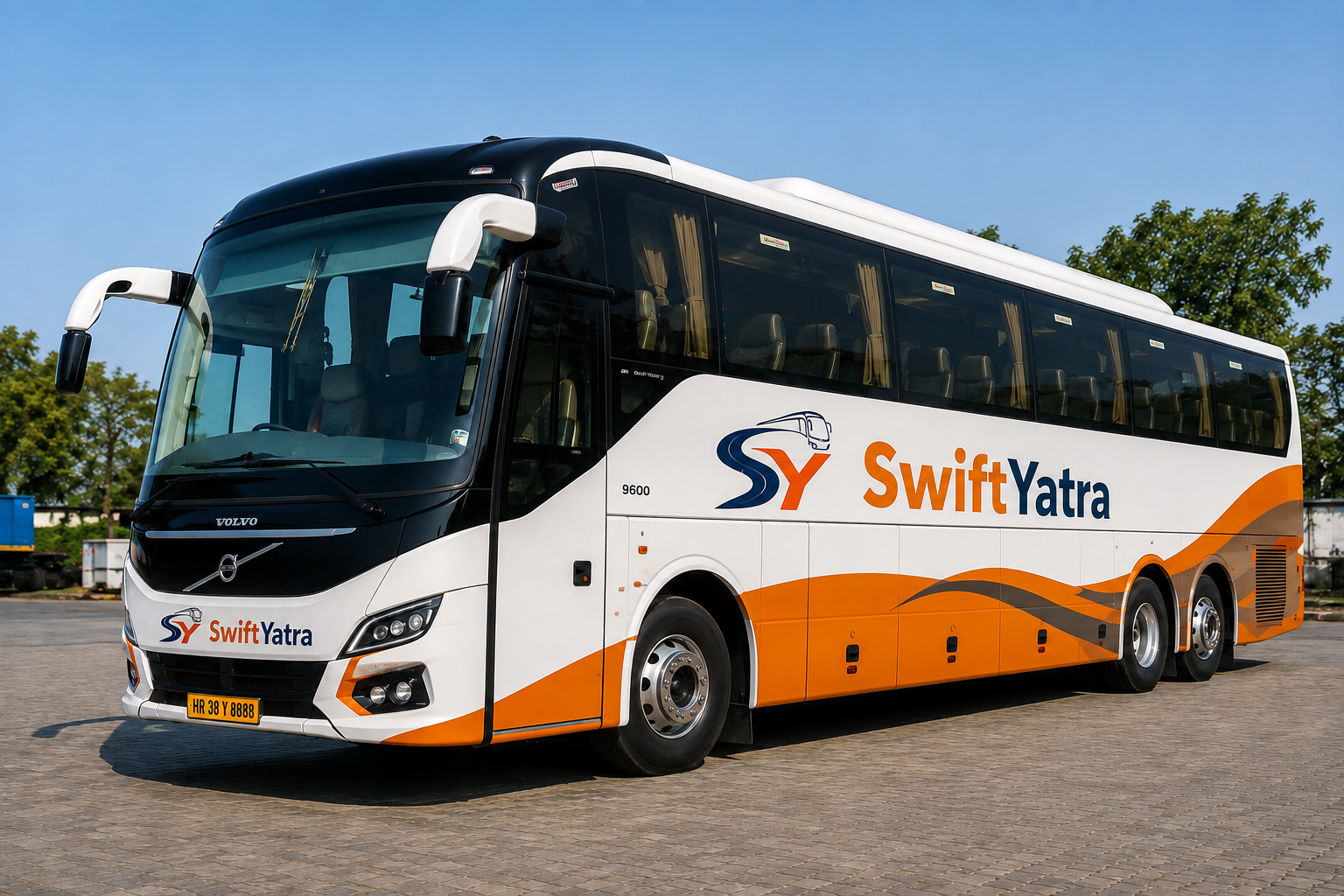 Coach bus exterior